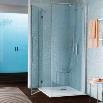 SAMO Zenit Душевое ограждение 86.5х86.5х200см., хром, прозрачное стекло. B9912ULUTR DX/ручка2013, B9973ULUTR