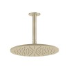 Gessi INCISO Верхний душ Oslash;30см., потолочный, шарнир на 1/2, цвет: brushed brass pvd