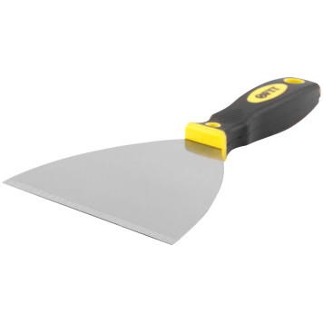 Шпатель для удаления ржавчины Профи, толщ. лезвия 1 мм, двухкомп.ручка с метал.бойком 5 (125 мм)-6