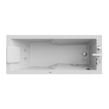 JACUZZI ENERGY Ванна с г/м 180x80x57см, без панели , смеситель, кит (форсунки, водозаборник,слив), SX, цвет белый. 9440A19A, ENE30121300-2