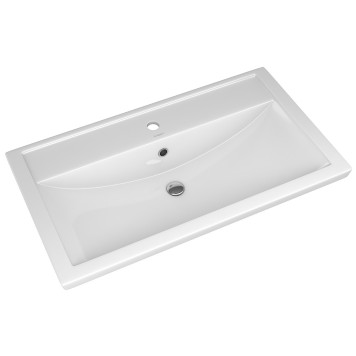 AQ 4640021064733 Kirovit Раковина Фостер 800 815х455х195 мм, с отв. под смес., с отв. 4640021064733