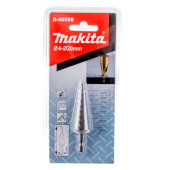 Сверло ступенчатое Makita HSS с прямым желобком, 4-20, 1/4