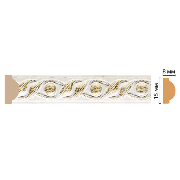 Молдинг DECOMASTER 130-40 ДМ (15*8*2400 мм)-1