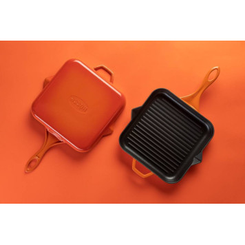 Квадратная сковорода-гриль HS K GTV 2828 ORANGE-3