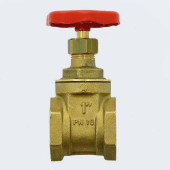 Задвижка клиновидная ВВ латунная PN10 UNI-FITT 1