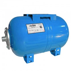 Гидроаккумулятор WAO для водоснабжения горизонтальный UNI-FITT присоединение 1 quot; 50л