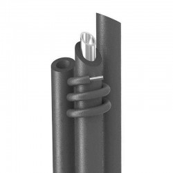 Трубки теплоизоляционные черные 2 метра Energoflex Super Protect ROLS ISOMARKET внутренний диаметр изоляции 20 мм толщина 9 мм