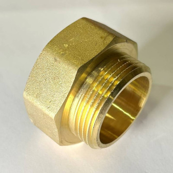 Переход резьбовой DN40х32 В 1.1/2 х Н 1.1/4 латунь-1