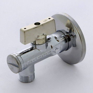 Кран Minnesota Bugatti угловой с фильтром и розеткой хромированный 1/2х3/8-1