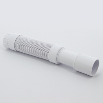 Труба гофрированная L=290-500 х 50 мм, вход 1 1/4, выход 40/50 мм