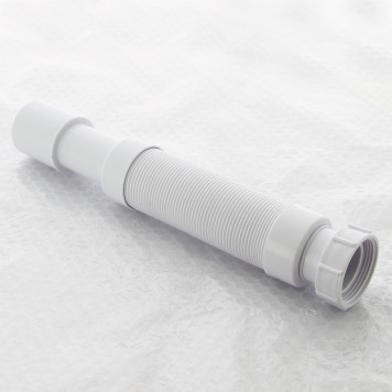 Труба гофрированная L=290-500 х 50 мм, вход 1 1/2, выход 40/50 мм