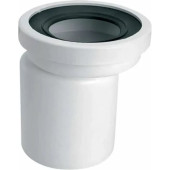 Труба фановая L=160 мм с 20 мм смещ., вход 97-107 мм, выход 110 мм