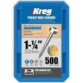 Шурупы с мелким шагом 1-1/4& , Pan-Head, 500 шт Kreg SPS-F125-500-INT (SPS-F125-500-INT)