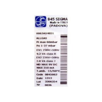 Запасные части для котельного оборудования Газовый клапан (SIT 845063 SIGMA) (JJD005658830) JJJ 5658830-1