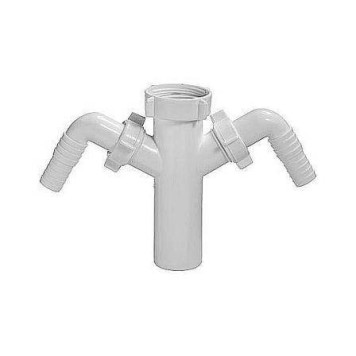 Патрубок д/сифона 1 1/2 x40 2отв Орио А-4176