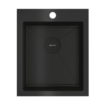 Omoikiri Akisame 41-GB Кухонная мойка нерж. сталь 41x51 см, цвет: графит 4997011