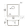 Omoikiri Yamakawa 45-Integra-GR Кухонная мойка Artceramic 45,6x45,6 см, цвет: leningrad grey 4997252