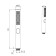 Allen Brau Priority Душевая лейка, 3 режима струи, 2,9x2,9x21,1h см, цвет: графит браш 5.31A20-MG