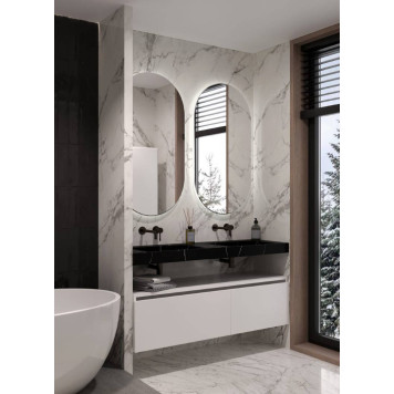 Armadi Art Flat Раковина мебельная прямоугольная 141х45,2х8h см, цвет: nero 859-140-NM-2