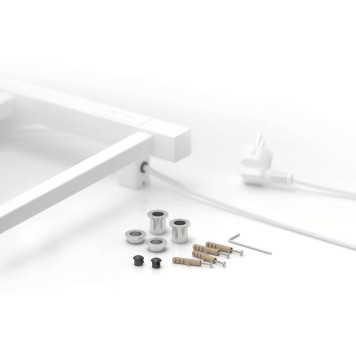 Стилье Формат 26 Полотенцесушитель электрический 43x7,4x80h см, цвет: белый 30526-8040-2