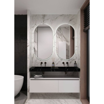 Armadi Art Flat Раковина мебельная прямоугольная 141х45,2х8h см, цвет: nero 859-140-NM-3