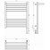 Сунержа Богема 3.0 с 1 полкой Полотенцесушитель электр. 53,2x72,4h см, прав., без покр. 00-5807-6050