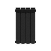 Rifar Monolit 500 4 секций, боковое подключение (антрацит)