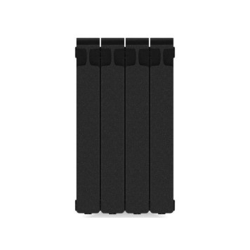 Rifar Monolit 500 4 секций, боковое подключение (антрацит)