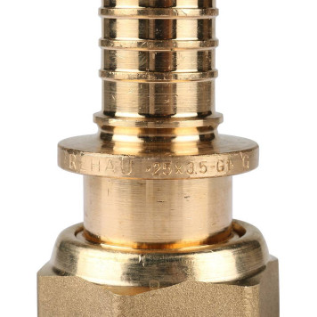 Фитинги RAUTITAN Переходник с накидной гайкой 25-G 1 RX+ для труб из сшитого полиэтилена аксиальный от REHAU.-5