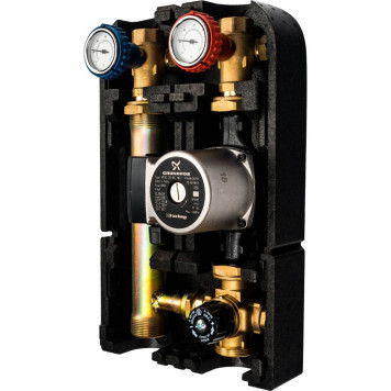 Насосная группа со смесителем Stout SDG-0002 1& с насосом Grundfos UPSO 25-65-1