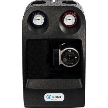 Насосная группа со смесителем Stout SDG-0002 1& с насосом Grundfos UPSO 25-65-2