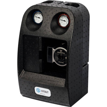 Насосная группа со смесителем Stout SDG-0002 1& с насосом Grundfos UPSO 25-65-3