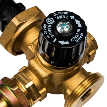 Насосная группа со смесителем Stout SDG-0002 1& с насосом Grundfos UPSO 25-65-8