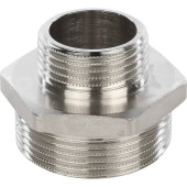 Ниппель НН STOUT переходной никелированный 1 1/2X1 (SFT-0004-001121)