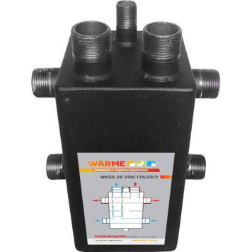 Коллектор Warme с гидравлическим разделителем на 2 выхода-3
