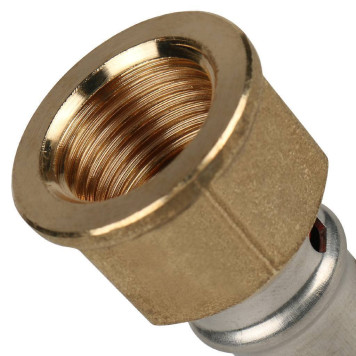 Переходник STOUT с внутренней резьбой 1/2х16 для металлопластиковых труб прессовой-4