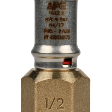 Переходник STOUT с внутренней резьбой 1/2х16 для металлопластиковых труб прессовой-6