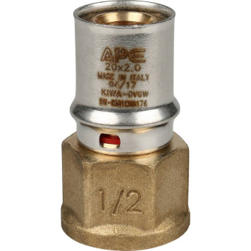 Переходник STOUT с внутренней резьбой 1/2 для металлопластиковых труб прессовой-2