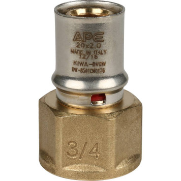 Переходник STOUT с внутренней резьбой 3/4х20 для металлопластиковых труб прессовой-2