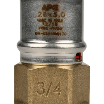 Переходник STOUT с внутренней резьбой 3/4x26 для металлопластиковых труб прессовой-6