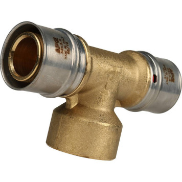 Тройник-переходник STOUT с внутренней резьбой 32х1 для металлопластиковых труб прессовой-1