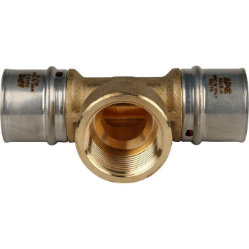 Тройник-переходник STOUT с внутренней резьбой 32х1 для металлопластиковых труб прессовой-2