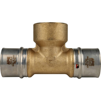 Тройник-переходник STOUT с внутренней резьбой 32х1 для металлопластиковых труб прессовой-4