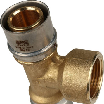 Тройник-переходник STOUT с внутренней резьбой 32х1 для металлопластиковых труб прессовой-5