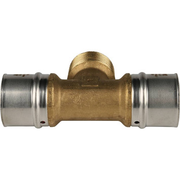 Тройник-переходник STOUT 32х1 для прессовых металлопластиковых труб с наружной резьбой-4