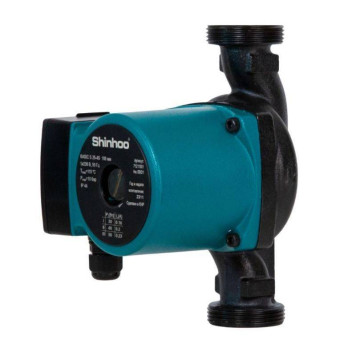 Насос циркуляционный Shinhoo BASIC S 25-6S с гайками-1