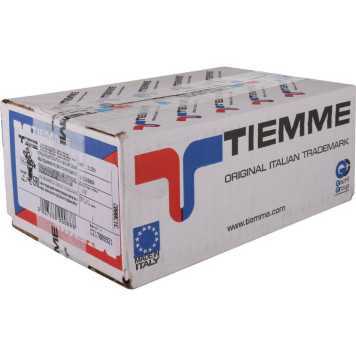 Фильтр с манометром TIEMME 1/2 с прозрачной колбой и сгонами, промывной.-16