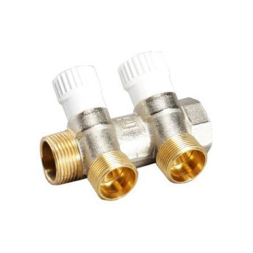 Коллектор LUXOR CP 452 с перекрывающими кранами (2-х ходовой)