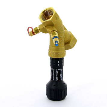 Клапан балансировочный ручной ВВ 747OT с фиксацией настройки 2 измерительных ниппеля CIMBERIO 1-5