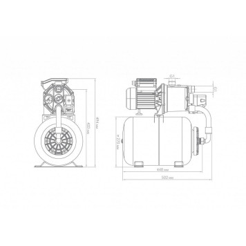 Джилекс ДЖАМБО насос-автомат 4022-8